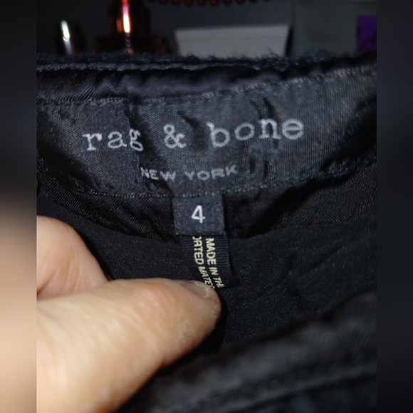🎈Rag & Bone🎈BUY 1 GET 1 FREE💥 Black Jacquard Shorts Sz 4 - Picture 2 of 13